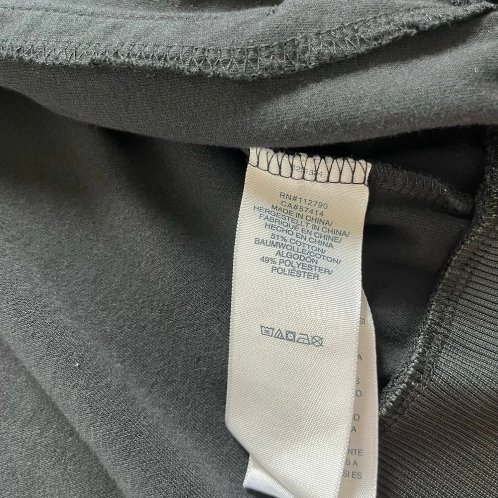 True Religion Logo Mens Full Zip Track Jacket Black and White Size 2XL